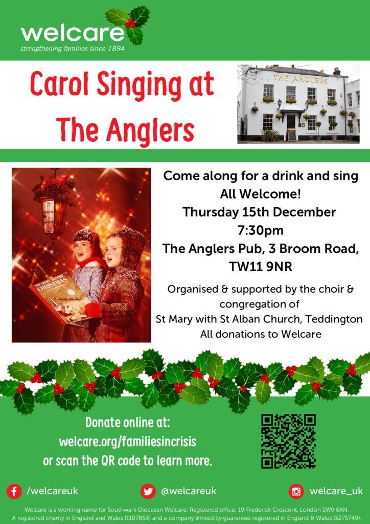thumbnail of Carol Singing at The Anglers 22 Poster (1)